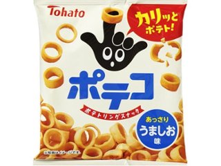 東ハト ポテコ うましお味２１ｇ ×28 【送料込】(一部地域別途)の画像