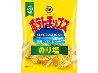 湖池屋 小袋ポテトチップス のり塩２５ｇ ×24 【送料込】(一部地域別途)の画像