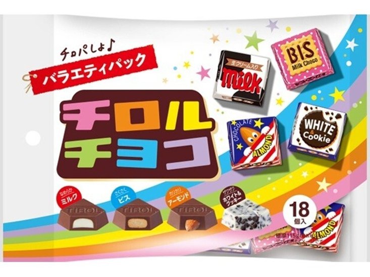 チロルチョコ バラエティパック１８個   ×10 【送料込】(一部地域別途)画像