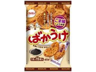栗山米菓 １５枚ばかうけごま揚  ×12 【送料込】(一部地域別途)の画像