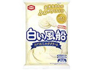亀田 白い風船 コクうまミルククリーム１５枚 ×12 【送料込】(一部地域別途)の画像