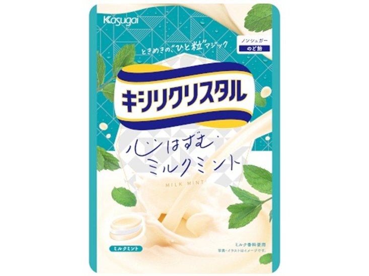 春日井製菓 キシリクリスタル ミルクミントのど飴７１ｇ ×6 【送料込】(一部地域別途)画像