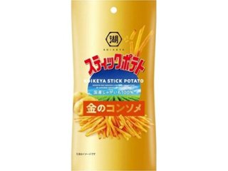 湖池屋 スリムスティックポテト金のコンソメ３４ｇ   ×6 【送料込】(一部地域別途)の画像
