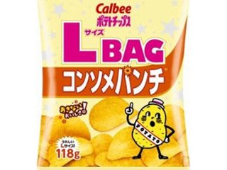 カルビー ポテトＬサイズＢＡＧコンソメ１１８ｇ ×12 【送料込】(一部地域別途)の画像