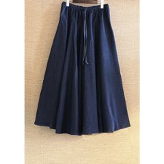 ★お待たせしました★【自由にアレンジスカート】デニム～Denim～360度＊全円＊どんなコーデも自由自在にデザイン＊動くたびに美シルエット＊サーキュラースカート＊インディコデニム＊d-sk009画像