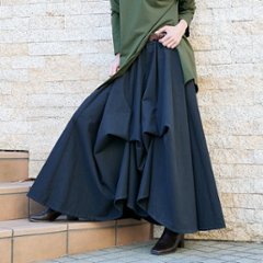 ★販売枚数1500枚突破★【自由にアレンジスカート】ベーシック～Basic～360度＊全円＊どんなコーデも自由自在にデザインができる＊動くたびに美シルエット＊サーキュラースカート＊無地＊d-sk001画像