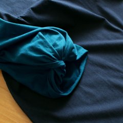ふわりとひろがる袖の立体感を遊ぶ「ひねり袖 」＊ツートーンカラー＊大人カジュアルトップス＊カットソー＊d-tp017画像