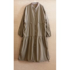 季節の変わり目にぴったり＊大人カジュアルに映える＊シルエットを調整できるドローコード＊ティアードジャケット＊d-jk3001画像