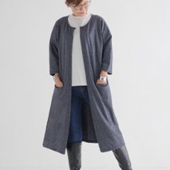 フロントオープン＊軽やか大人カジュアル＊シーズンレスに活躍＊綿素材＊ロング＊羽織り＊カーディガン＊画像