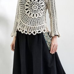 インド刺繍リボンのポケットが揺れる＊ふんわり大人可愛い＊ふんわり暖か裏起毛＊バルーンスカート＊ d-sk511画像