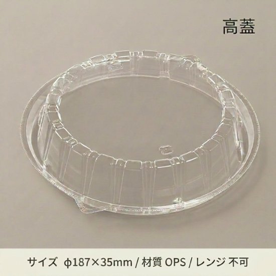 T-DLV麺丼19　中皿内嵌高蓋穴有(50枚入)画像
