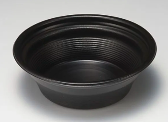 麺丼(490)本体 黒(50枚入) の画像