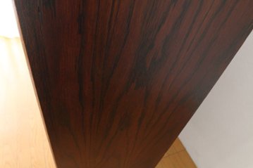 Oak leaded door bookcase画像