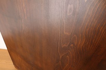 Oak leaded door bookcase画像