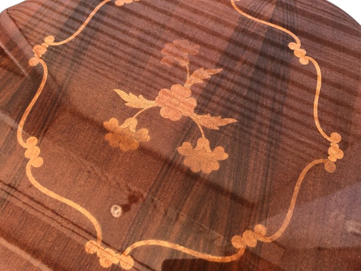 Marquetry inlay table画像