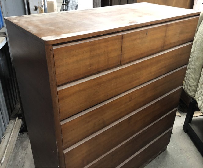 昭和回顧／レトロ　和箪笥六段 Japanese chest of drawers画像