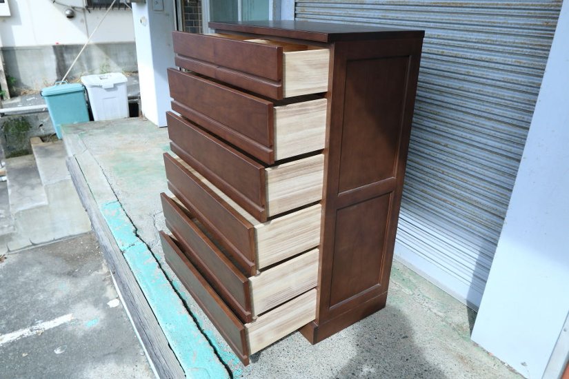 平成 和箪笥六段 Japanese chest of drawers画像