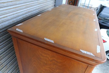 昭和レトロ／洋風家具　サクラ ３ドアワードローブ／Daniel画像