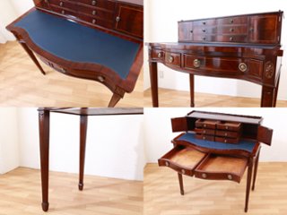 Inlaid Mahogany Bonheur du jour画像