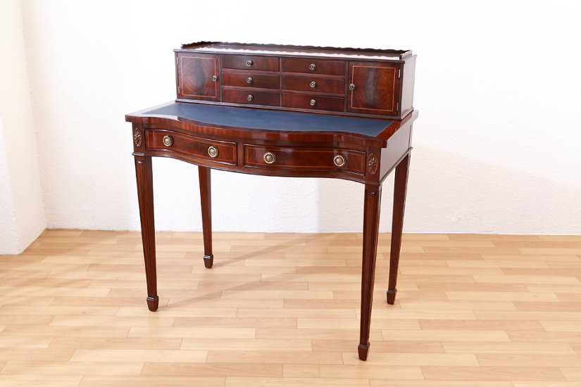 Inlaid Mahogany Bonheur du jour画像