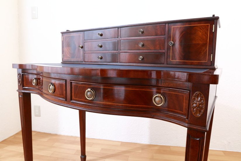 Inlaid Mahogany Bonheur du jour画像