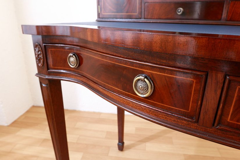 Inlaid Mahogany Bonheur du jour画像