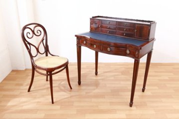 Inlaid Mahogany Bonheur du jour画像