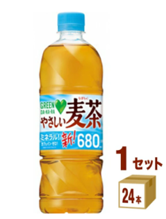 【送料別】GREEN DA・KA・RAやさしい麦茶 680ml×24本　CN3546の画像
