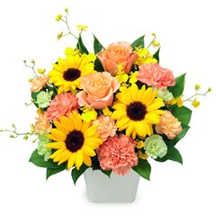 ひまわりのアレンジメント　512657の画像