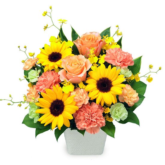 ひまわりのアレンジメント　512657画像