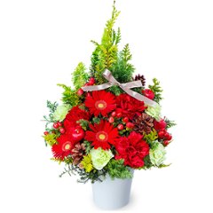 クリスマスツリー風アレンジ　512439の画像