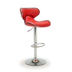 カウンターチェア ピュア　レッドの画像
