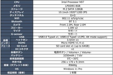 WINDOWS タブレットPC画像