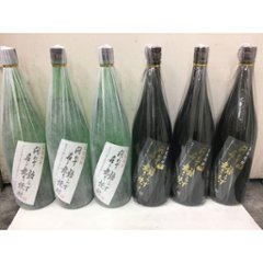 問わず語らず名も無き焼酎 1.8L （白/黒） 2種６本セットの画像