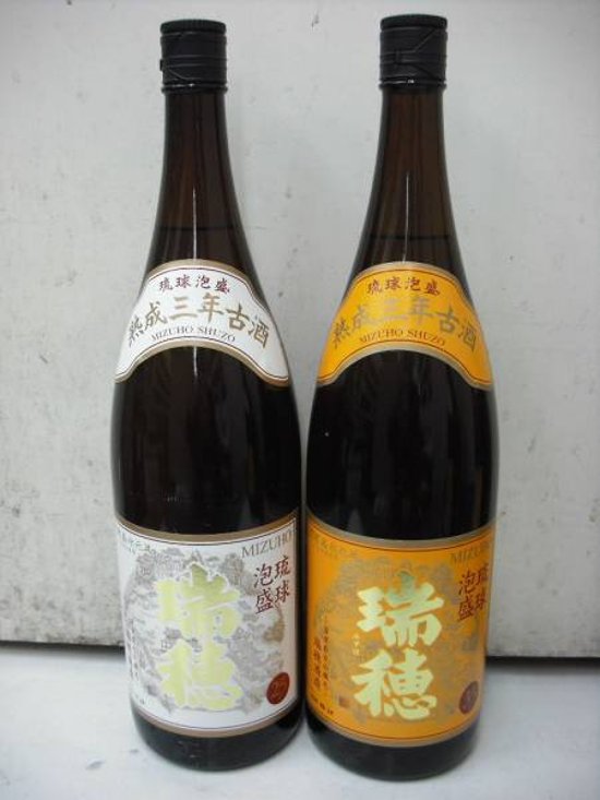 【瑞穂酒造】琉球泡盛 瑞穂 熟成三年古酒 25度＆35度 1.8Ｌ　　　 2種６本セット　画像