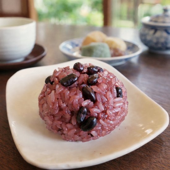 筥崎とろろのお赤飯～むかご入り～　6個入画像