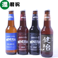 【還暦祝いに！】オリジナルラベルのクラフトビール　4本セットの画像