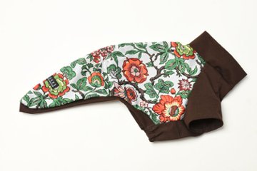 イタリーコットンプリントT／ライトブルーベースの画像