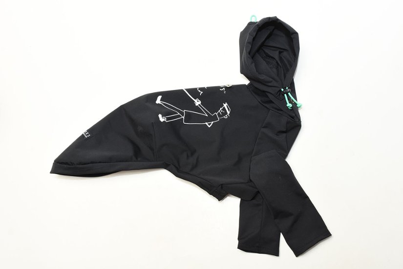 タフタウィンドパーカー／ブラック画像