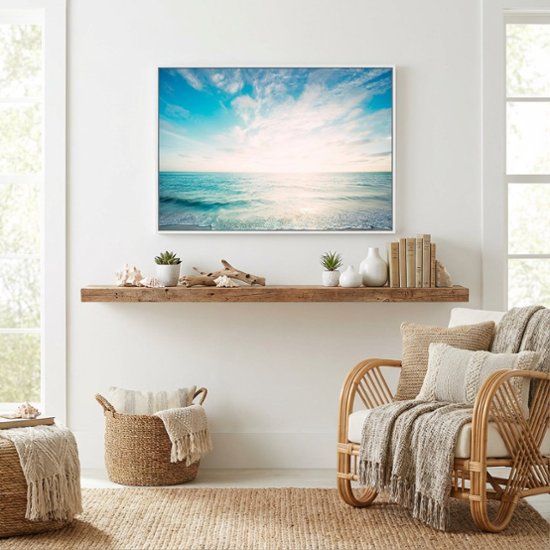 【国内配送・送料無料】夏×海×sea×青×波×空×リゾート×キャンバスアート×アートポスター【1~3営業日で出荷】[f755]画像