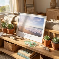 【国内配送・送料無料】夏×海×sea×青×波×空×リゾート×キャンバスアート×アートポスター【1~3営業日で出荷】[f755]画像