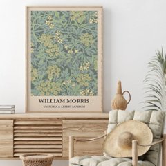 【送料無料】WILLIAM MORRIS（ウィリアムモリス）×グリーン植物パターンアート×キャンバスアート×アートポスター【1~3営業日で出荷・国内配送】[f784]画像