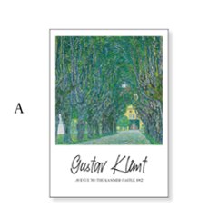 【送料無料】グスタフ・クリムト 【カンマー城庭園の並木道】×Gustav Klimt×油彩×キャンバスアート×アートポスター【1~3営業日で出荷・国内配送】[f794]画像