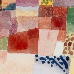 【送料無料】パウル・クレー(Paul Klee)×Colors×カラフル×おしゃれキャンバスアート×アートポスター【1~3営業日で出荷・国内配送】[f811]画像