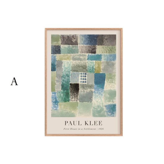 【送料無料】パウル・クレー(Paul Klee)×Colors×カラフル×おしゃれキャンバスアート×アートポスター【1~3営業日で出荷・国内配送】[f811]画像