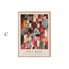 【送料無料】パウル・クレー(Paul Klee)×Colors×カラフル×おしゃれキャンバスアート×アートポスター【1~3営業日で出荷・国内配送】[f811]画像