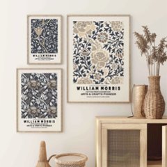 【送料無料】WILLIAM MORRIS(ウィリアムモリス)3×キャンバスアート×アートポスター【1~3営業日で出荷・国内配送】[f815]の画像