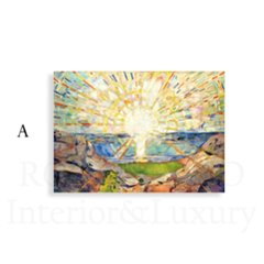 【国内配送・送料無料】ムンク『太陽』×Edvard Munch×The Sunキャンバスアート×アートポスター【1~3営業日で出荷】[f816]画像