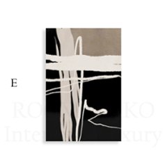 【国内配送・送料無料】モダン抽象画×ブラウンベース×ホテルライク×キャンバスアート×アートポスター【1~3営業日で出荷】[f817]画像
