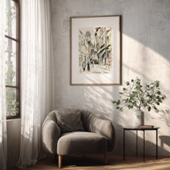 【送料無料】カミーユ・ピサロ(Camille Pissarro)×キャンバスアート×アートポスター【1~3営業日で出荷・国内配送】[f880]の画像
